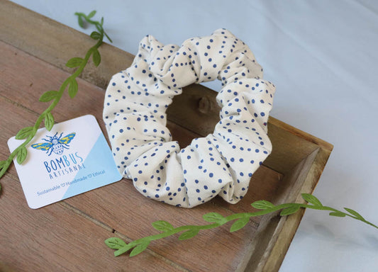 Handmade Hair Scrunchie: Flowering