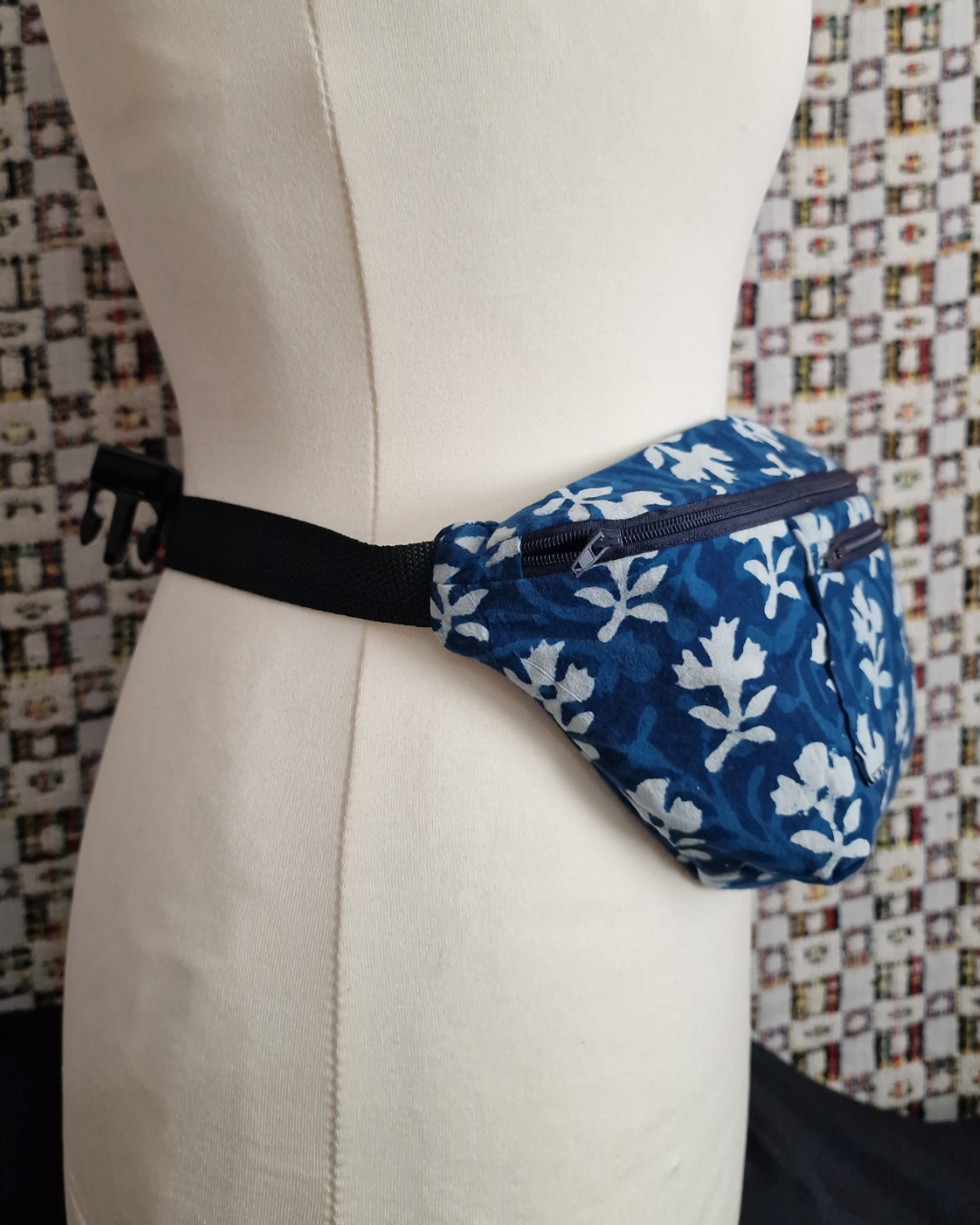 Indigo Upcycled Bum Bag