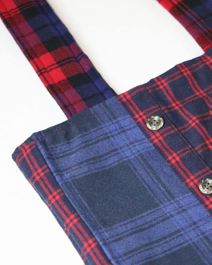 Mixed Shirts Upcycled Tote Bag