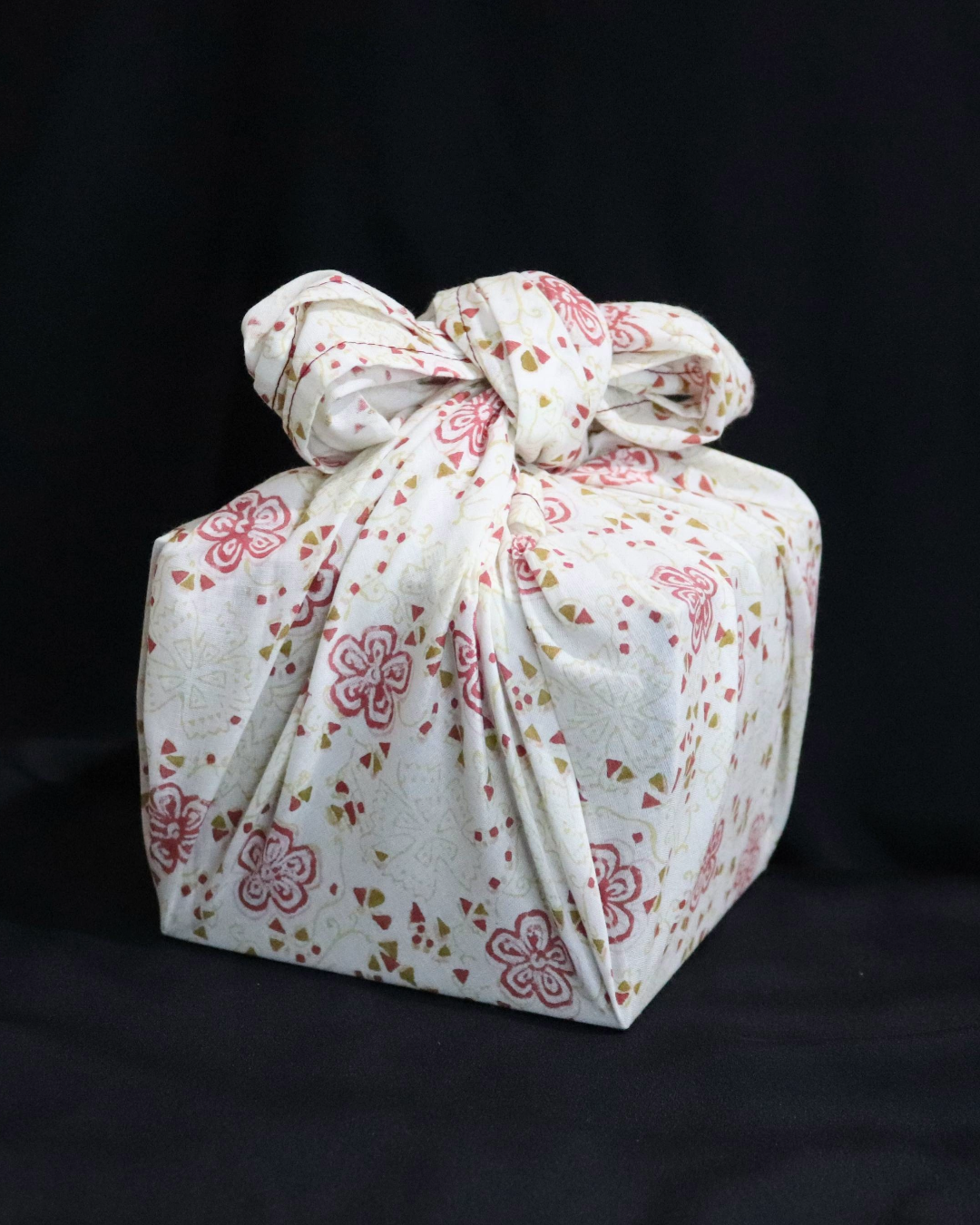 Reusable Furoshiki Gift Wrap: Red Honeydew