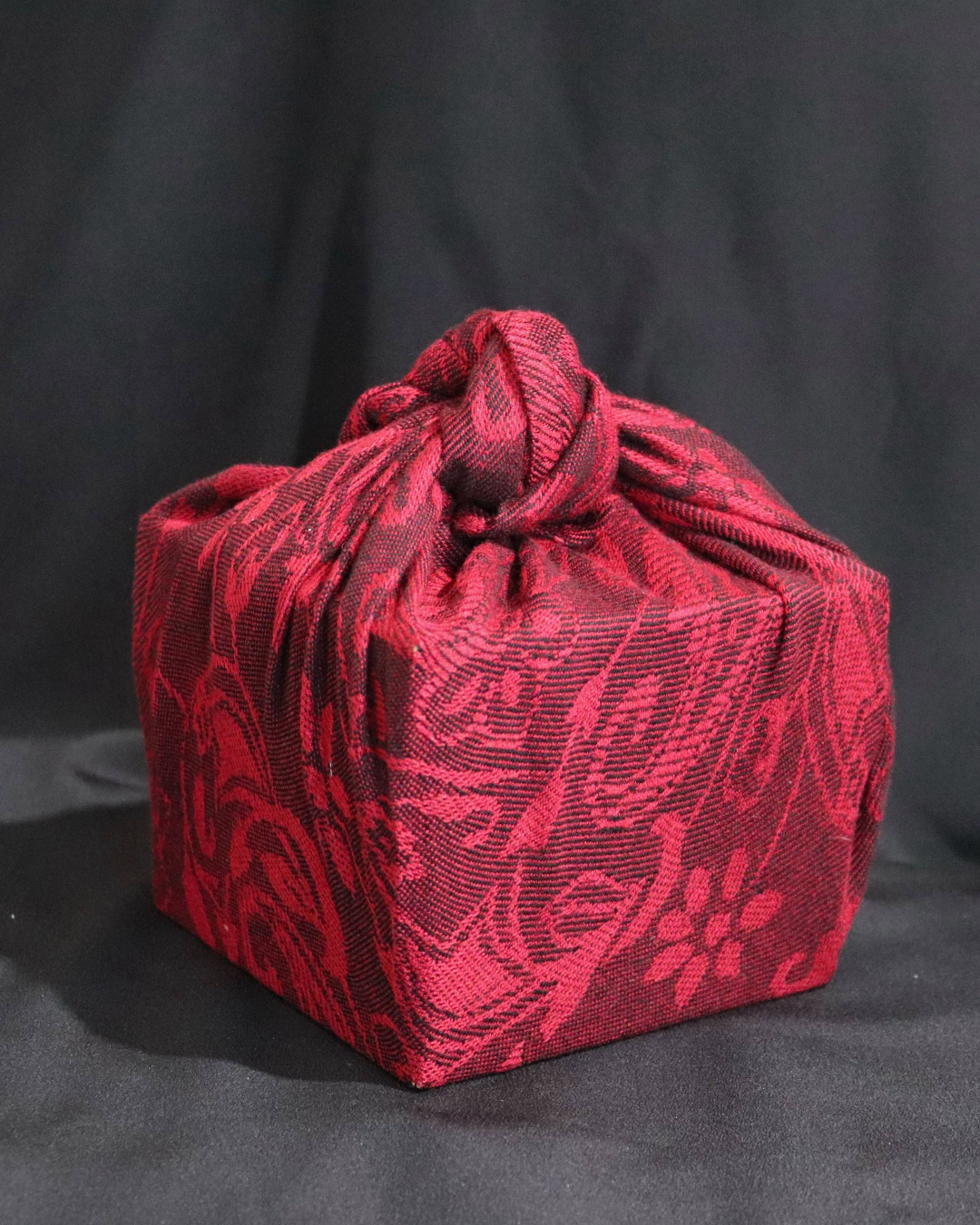 Set of 3: Reusable Furoshiki Gift Wraps in Red