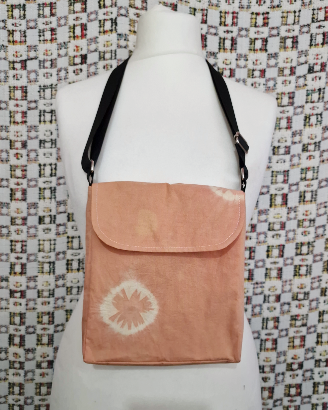 Orange Natural Dye Satchel Bag