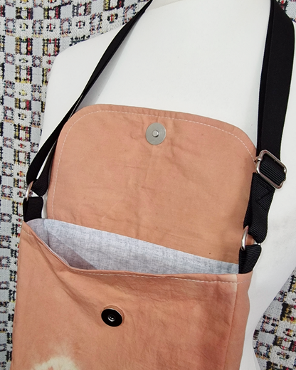 Orange Natural Dye Satchel Bag