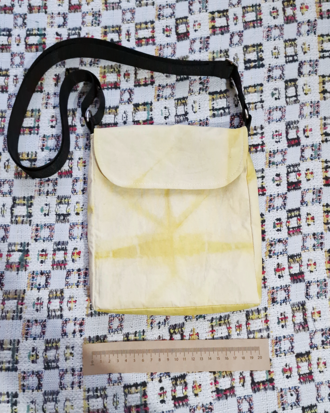 Yellow Natural Dye Satchel Bag