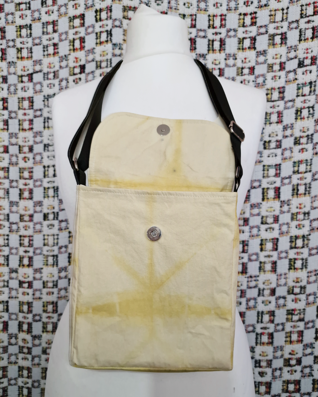 Yellow Natural Dye Satchel Bag