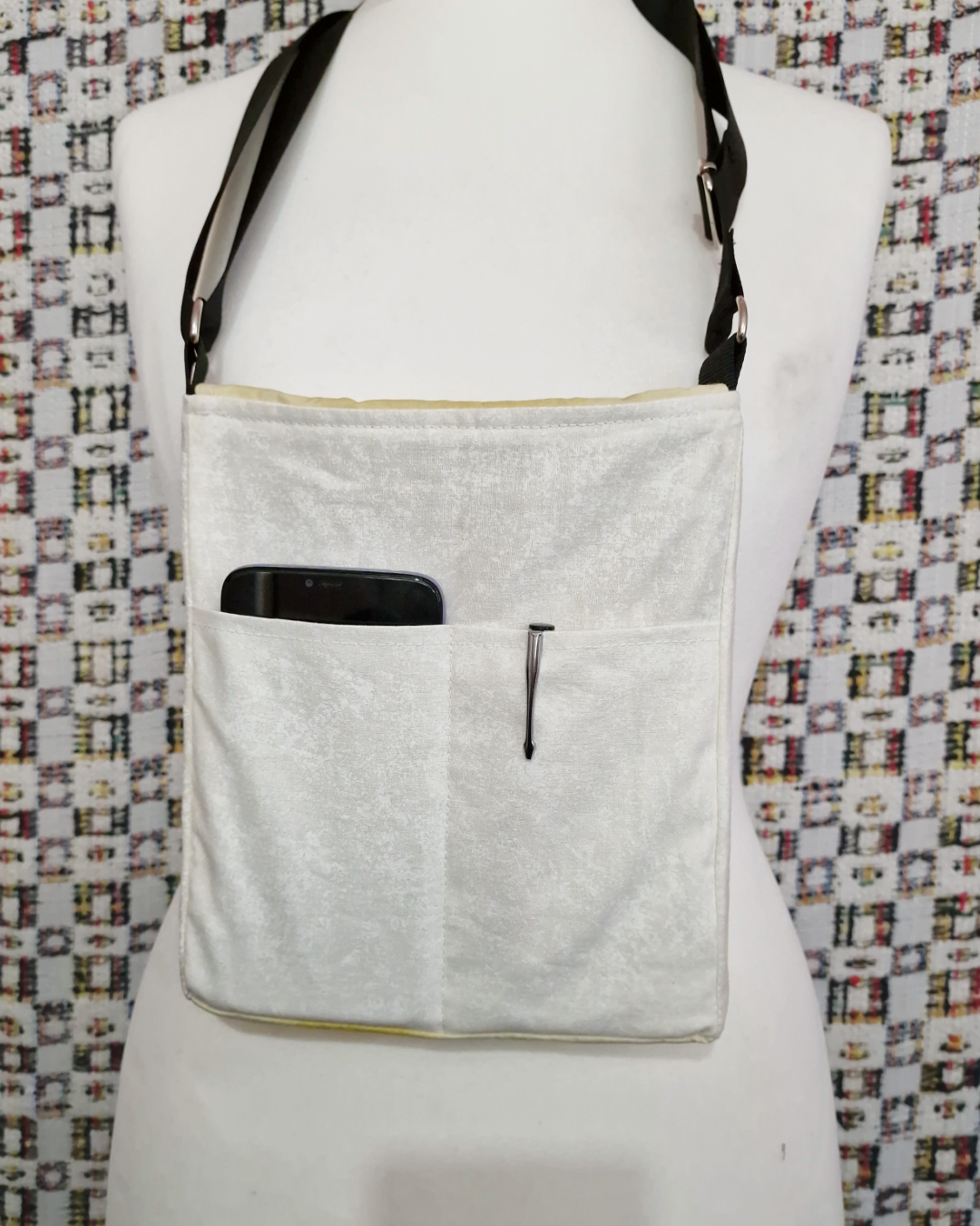 Yellow Natural Dye Satchel Bag