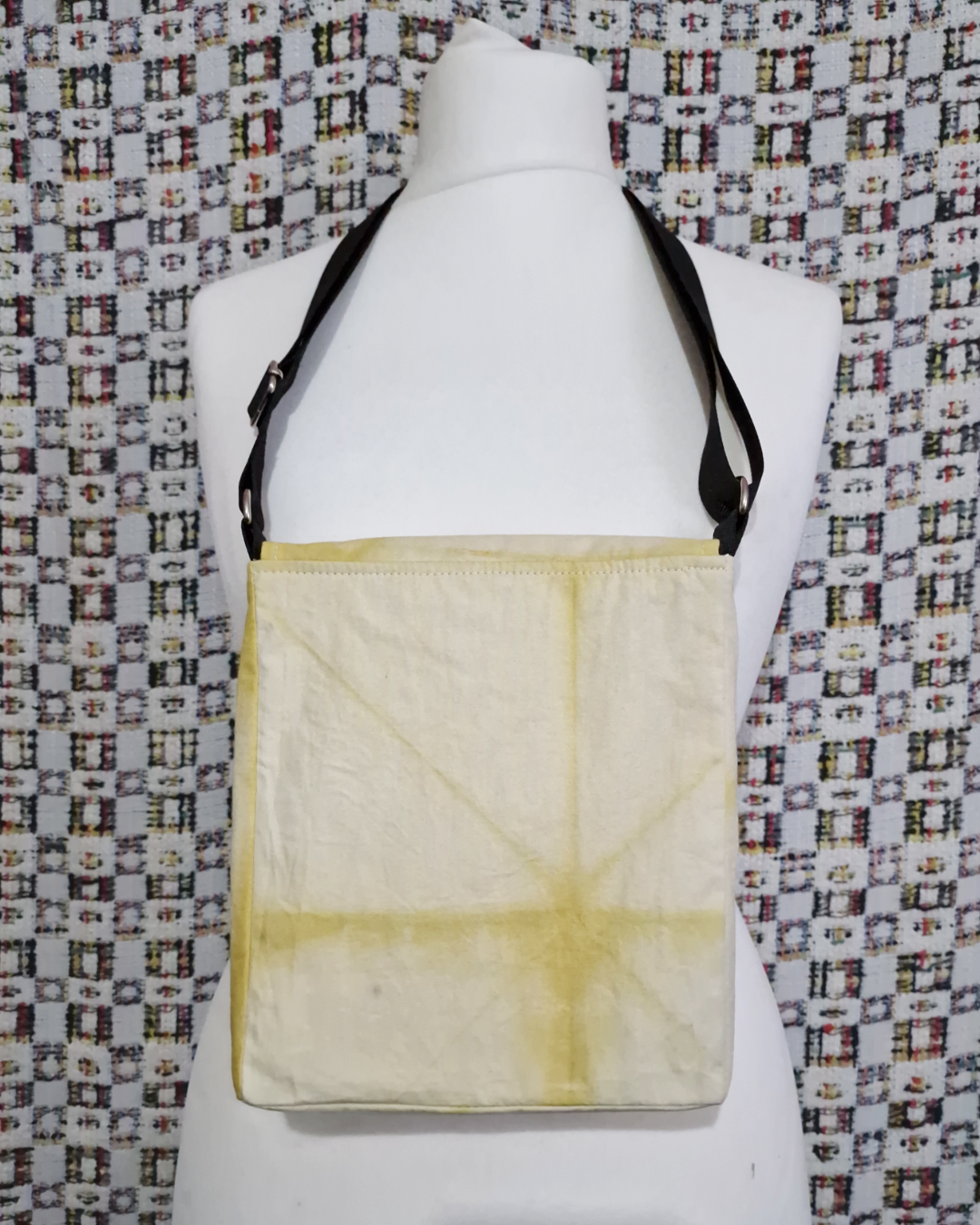 Yellow Natural Dye Satchel Bag