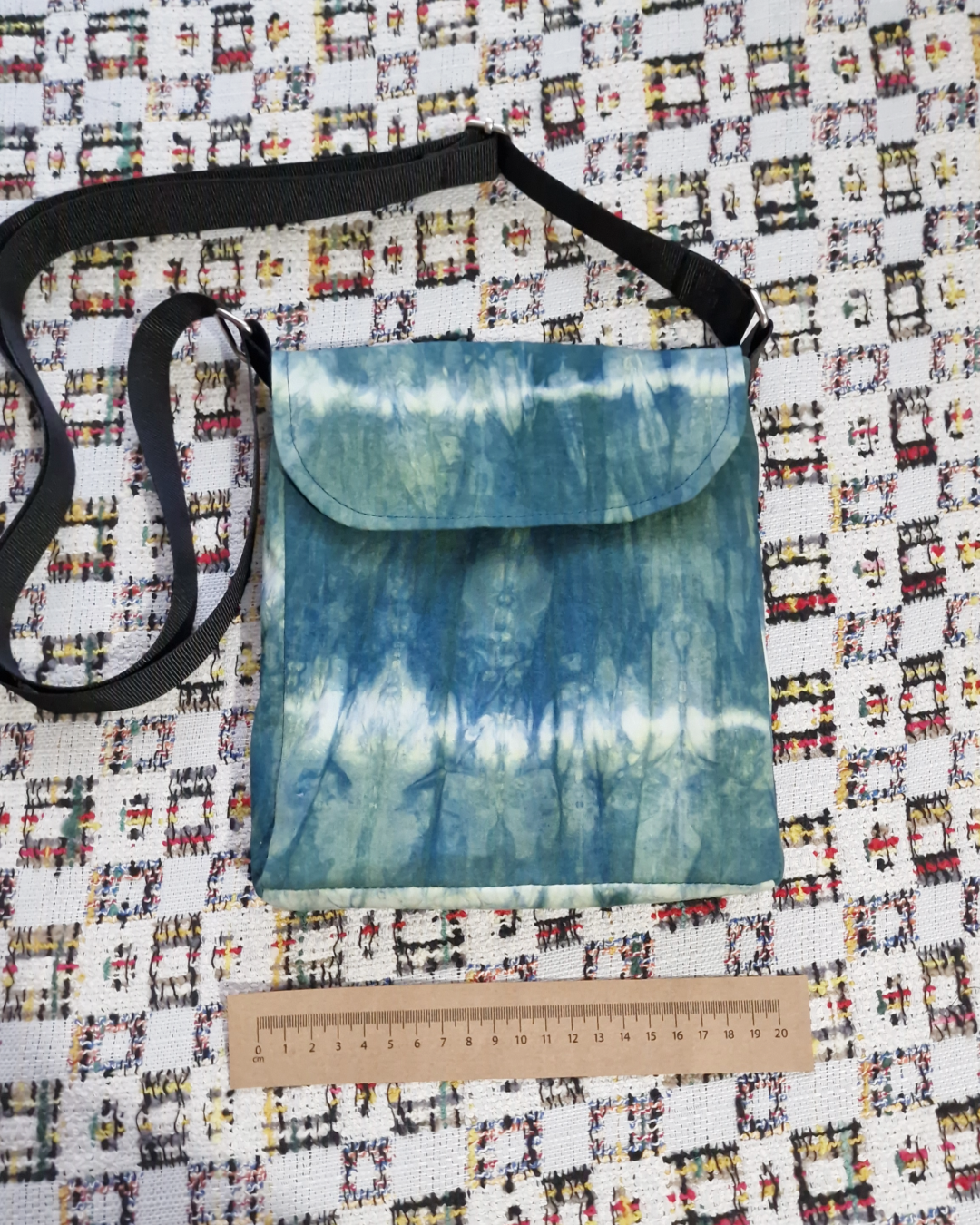 Green Natural Dye Satchel Bag