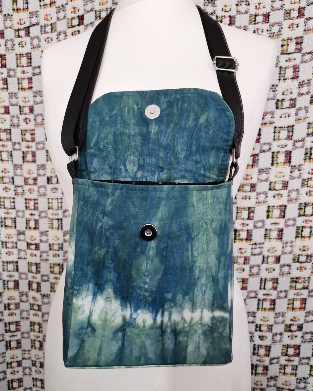 Green Natural Dye Satchel Bag