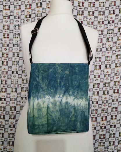 Green Natural Dye Satchel Bag