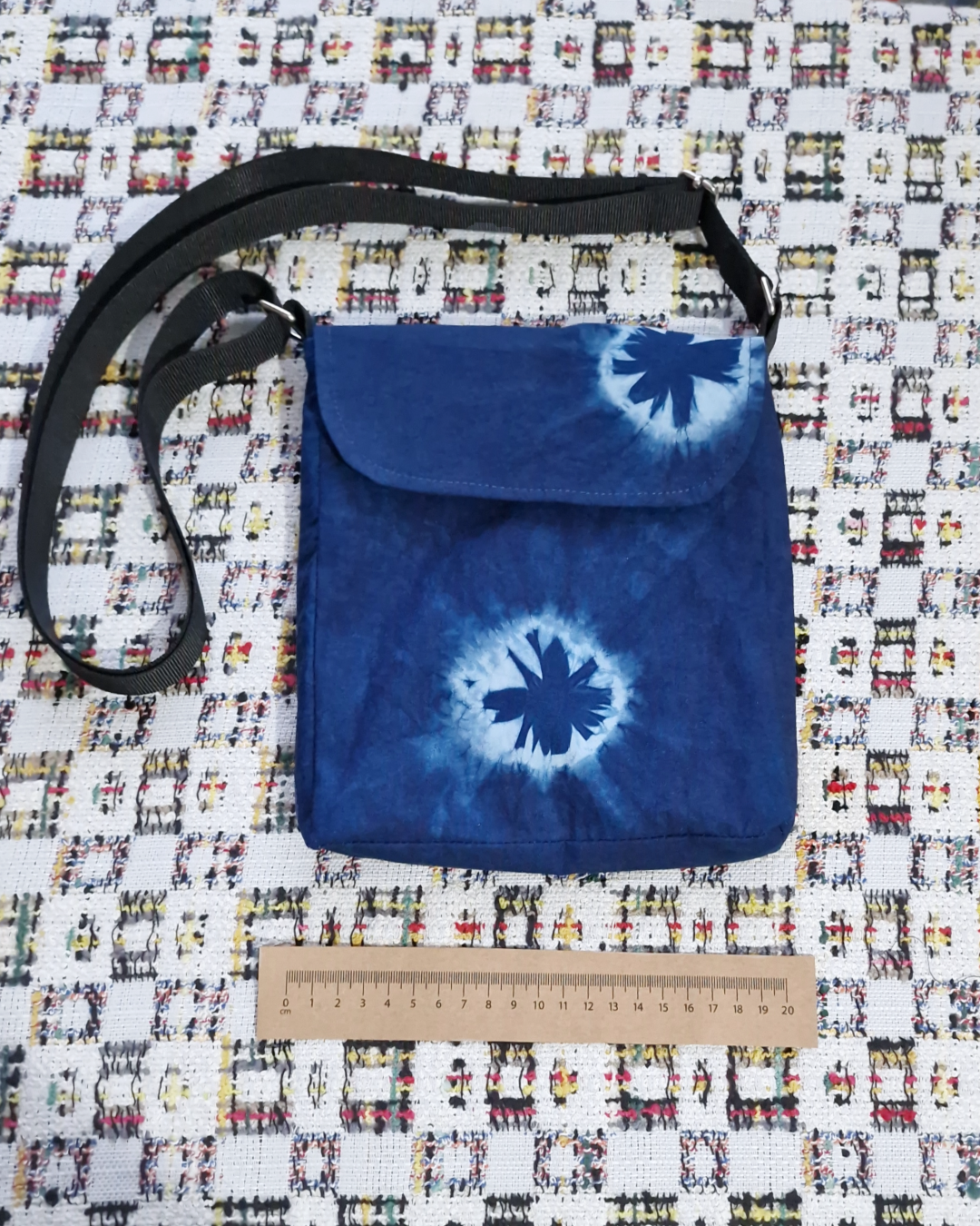 Blue Natural Dye Satchel Bag