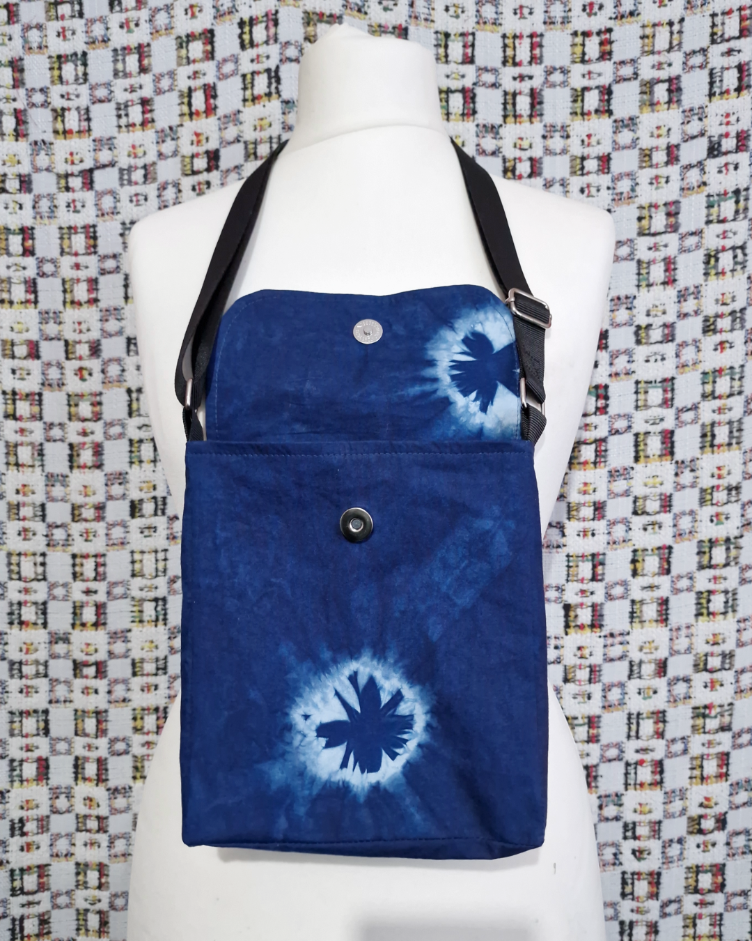 Blue Natural Dye Satchel Bag