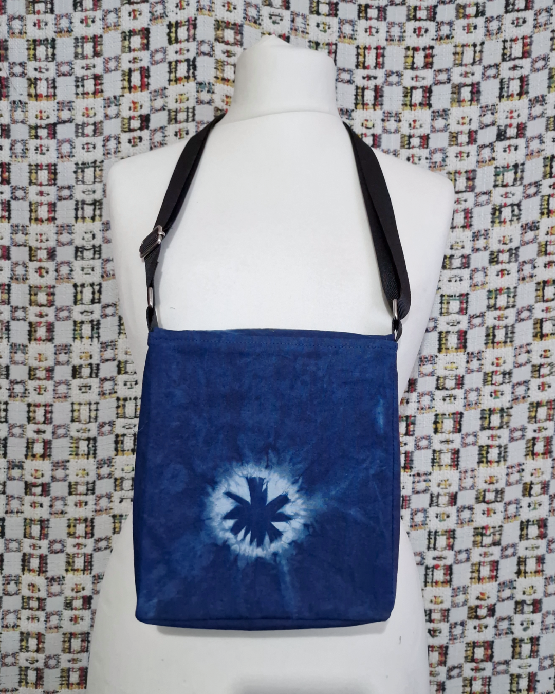 Blue Natural Dye Satchel Bag