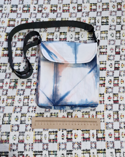 Indigo Natural Dye Satchel Bag