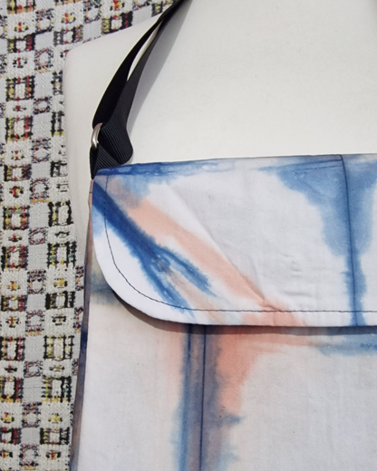 Indigo Natural Dye Satchel Bag