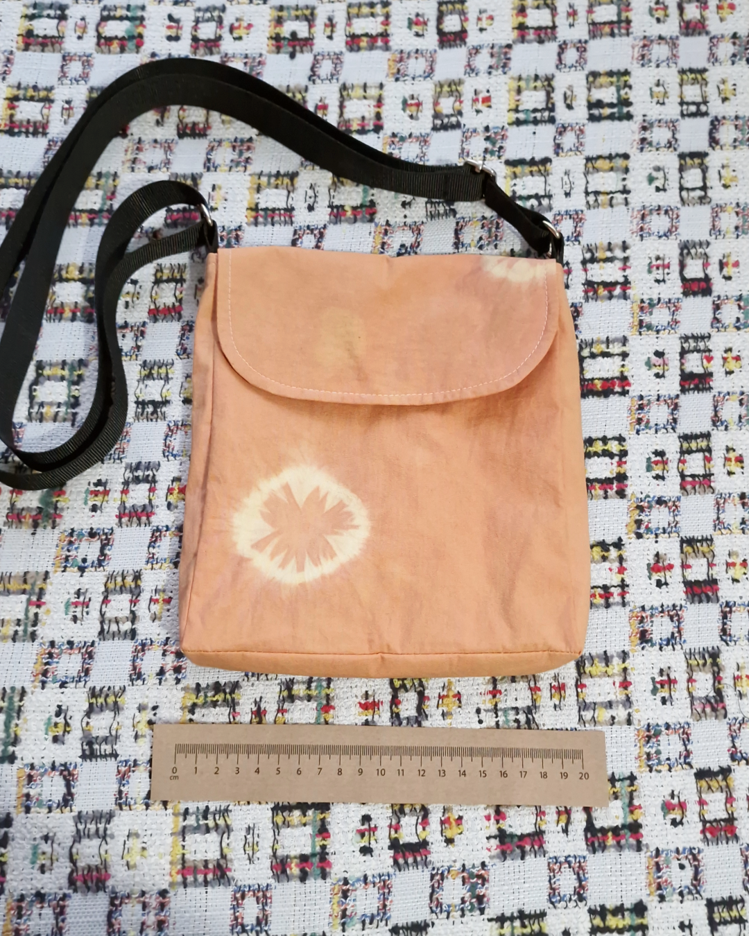 Orange Natural Dye Satchel Bag