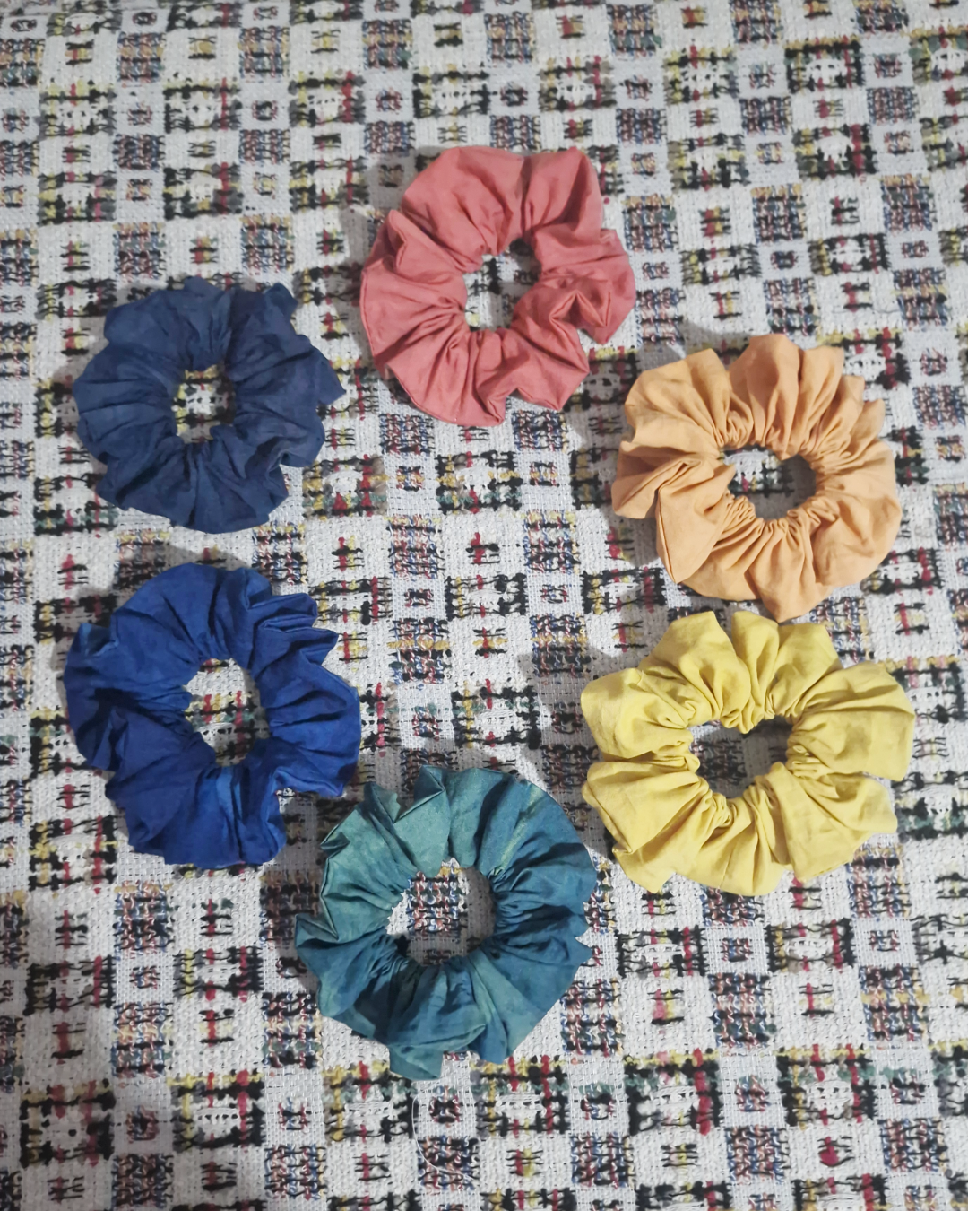 Hair Scrunchie: Rainbow Natural Dye Set