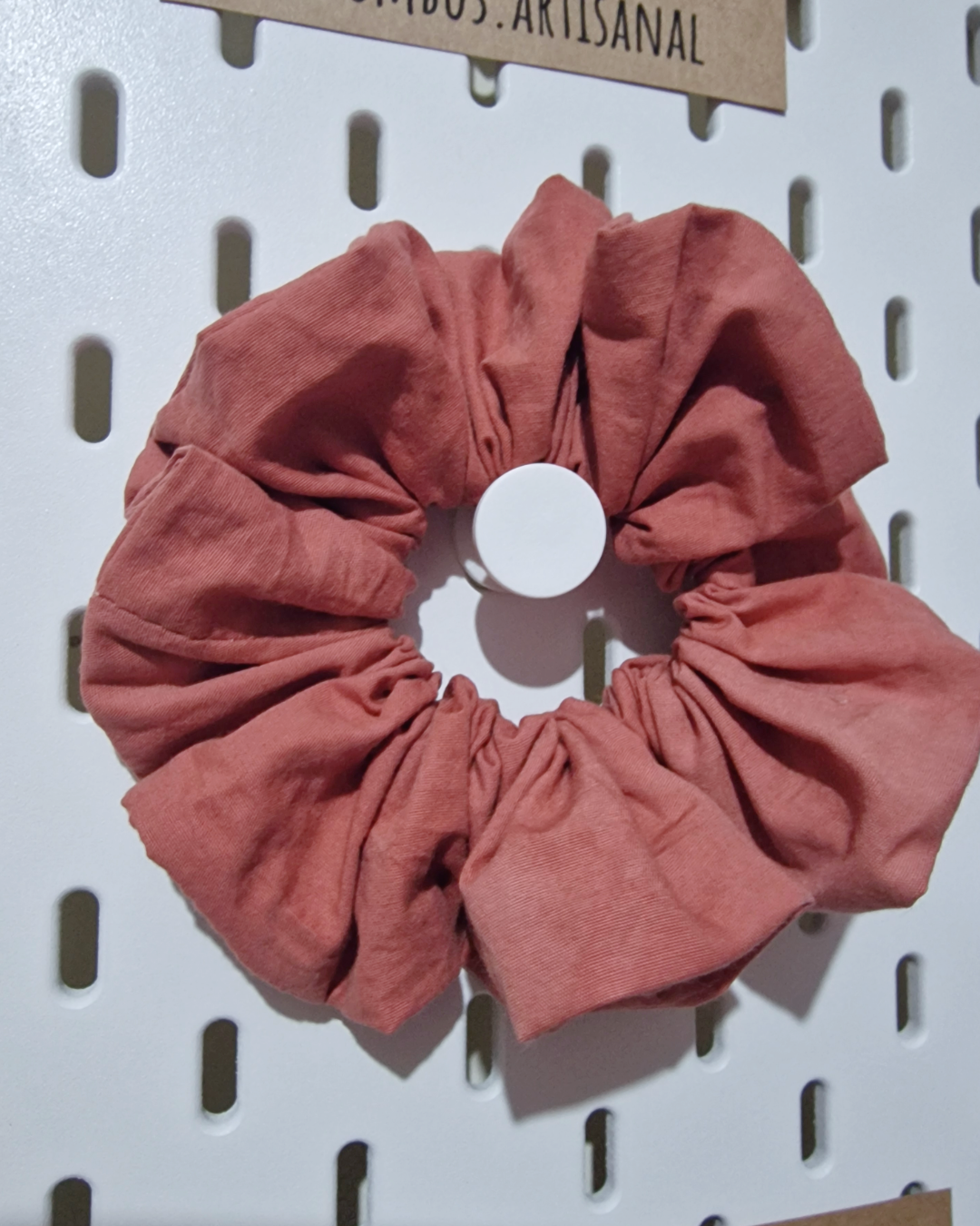 Hair Scrunchie: Naturally Dyed Red