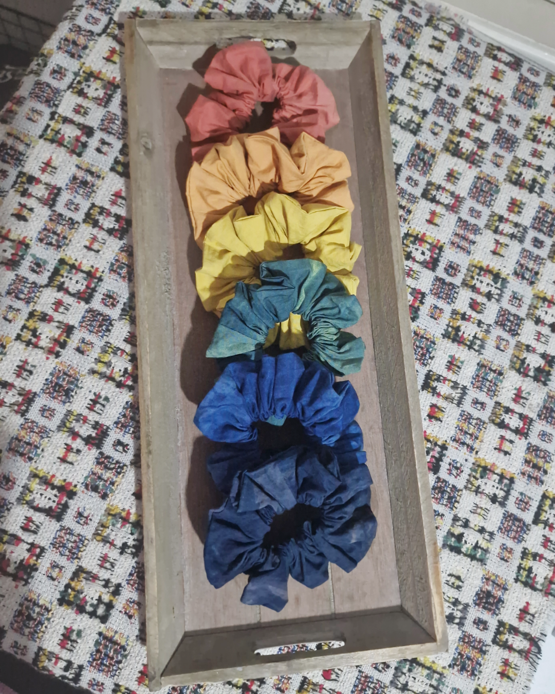 Hair Scrunchie: Rainbow Natural Dye Set