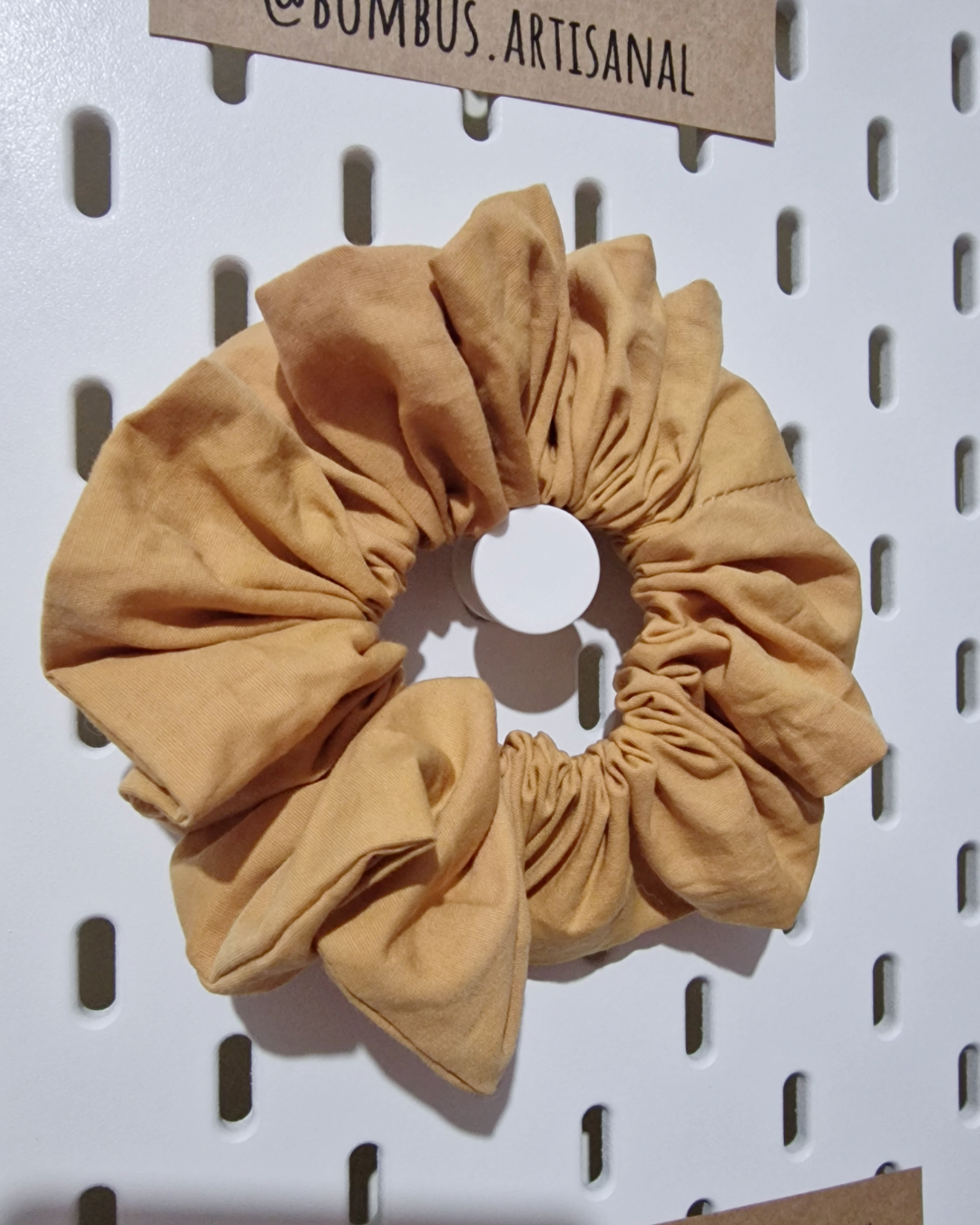 Hair Scrunchie: Naturally Dyed Orange