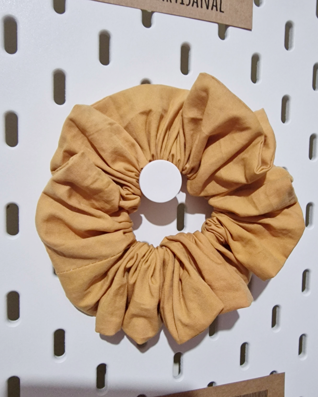 Hair Scrunchie: Naturally Dyed Orange