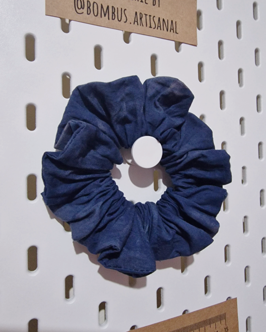 Hair Scrunchie: Naturally Dyed Indigo