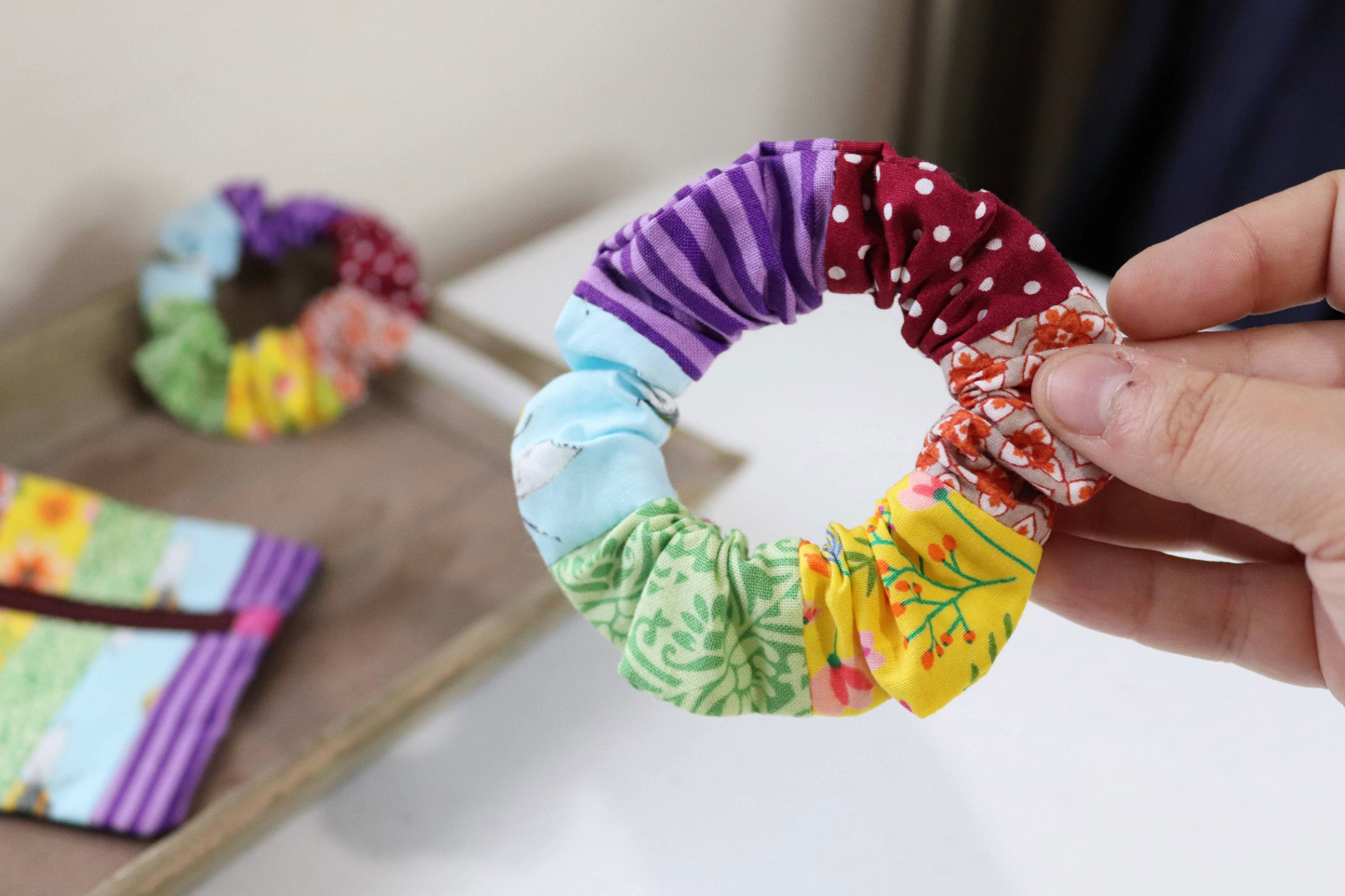 Pride Hair Scrunchie: Rainbow