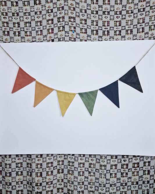 Natural Dye Rainbow Bunting