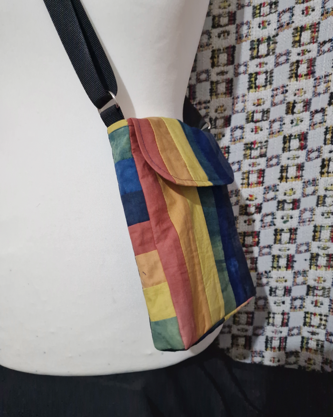 Rainbow Natural Dye Satchel Bag