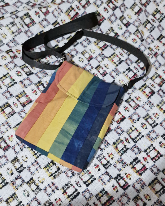 Rainbow Natural Dye Satchel Bag