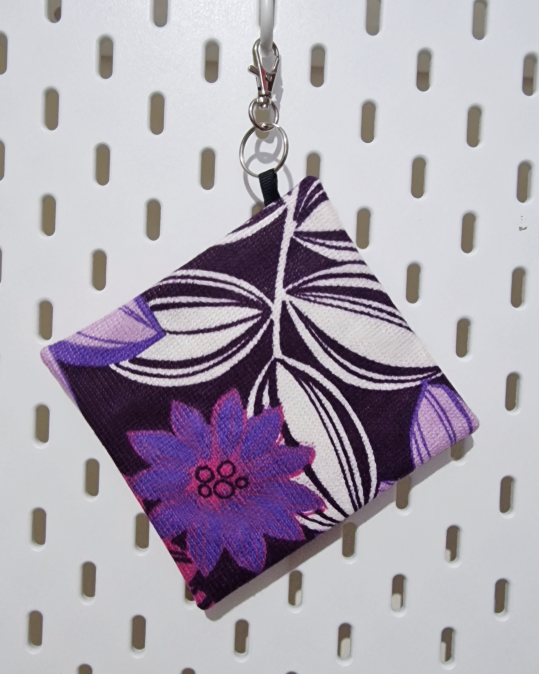 Zip Pouch: Purple Floral